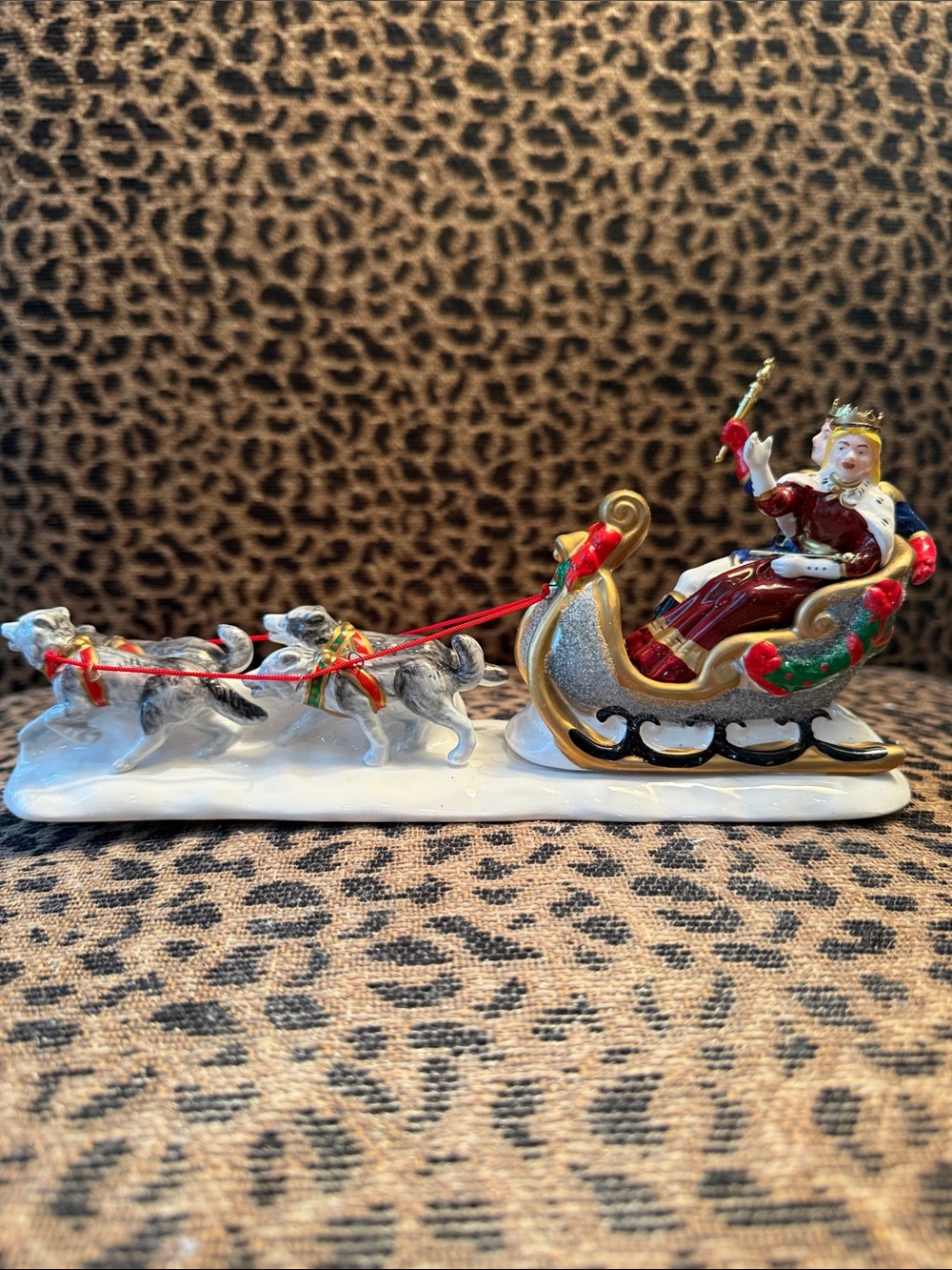 Department 56 The Original Snow Village. “Snow Carnival King & Queen.
